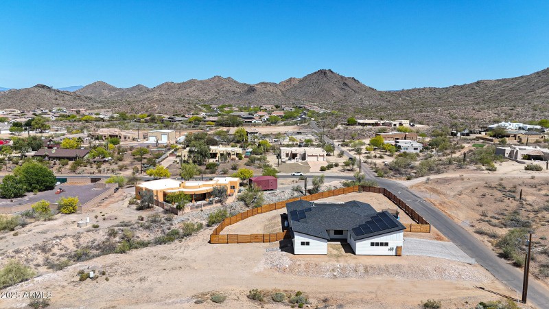 Drone showing views to the north