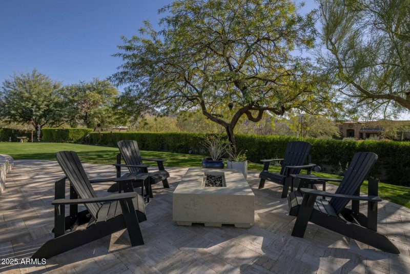 Mature Trees Surround the Property