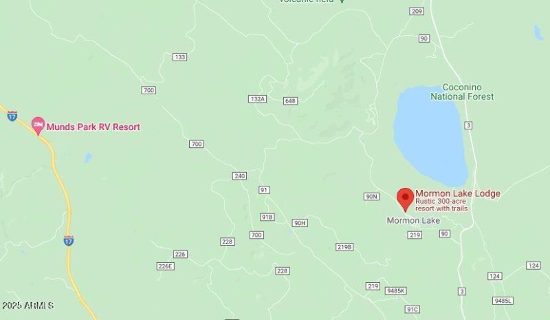 mormon lake map