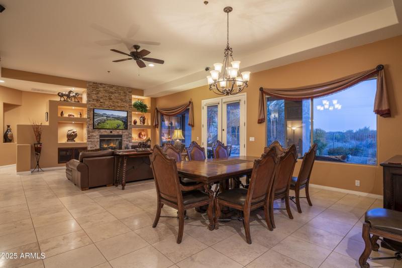 Formal Dining with Large Window