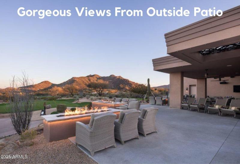 Gorgeous Views From Outside Patio