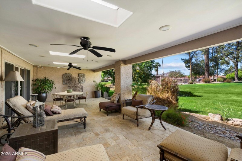 Rear Patio