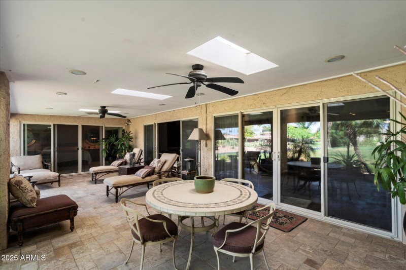 Rear Patio