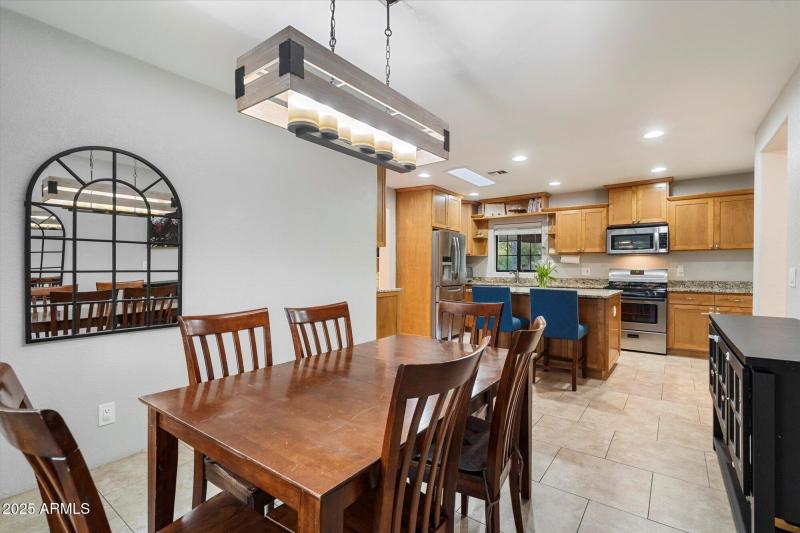 Dining Area Looking Into Kitchen