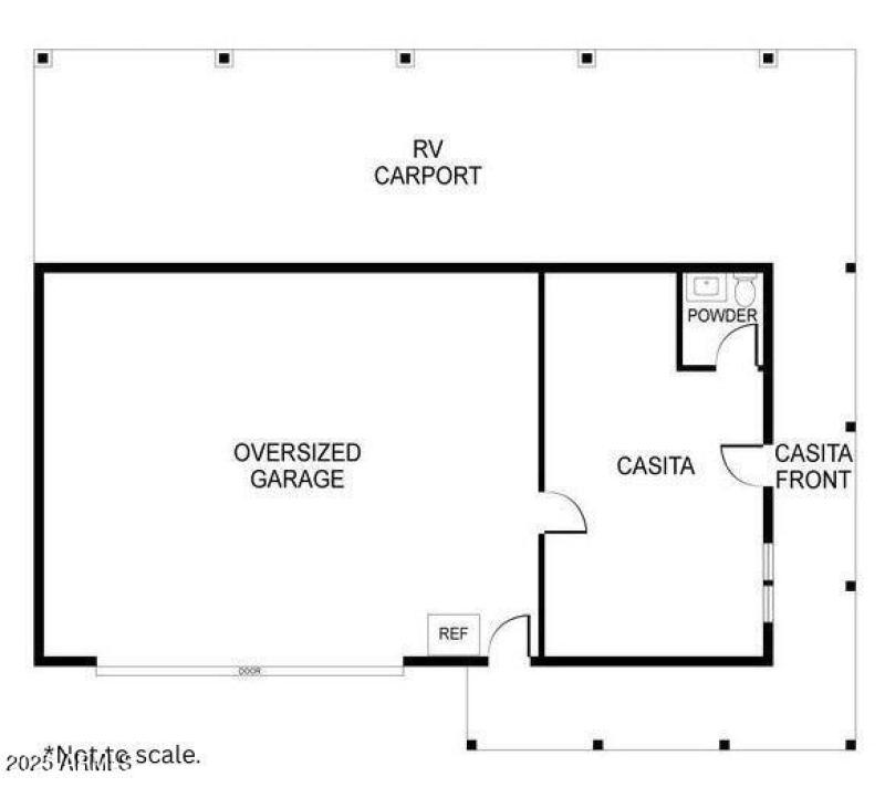 Garage-Casita-RV Carport Est. FP-