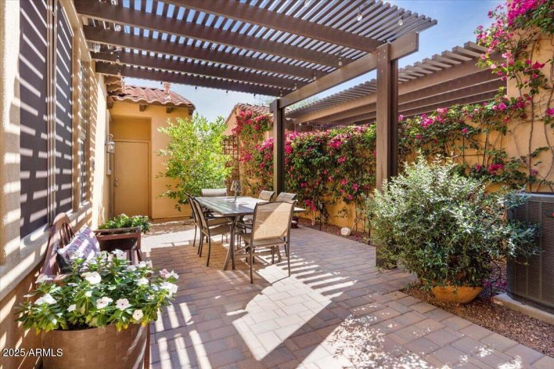 Backyard courtyard