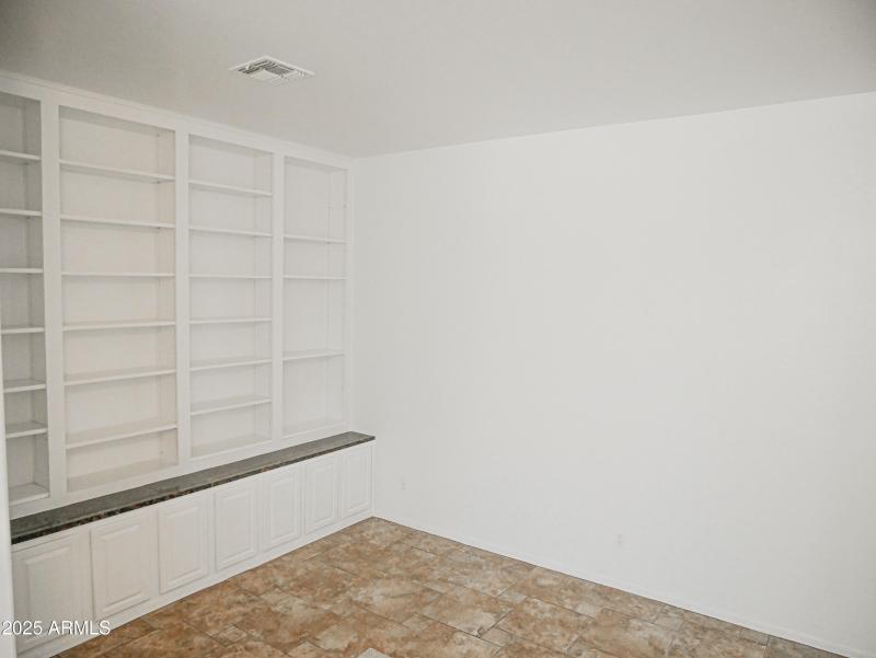 primary bedroom bookcase