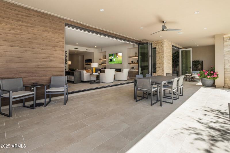 Bi-fold doors open way up