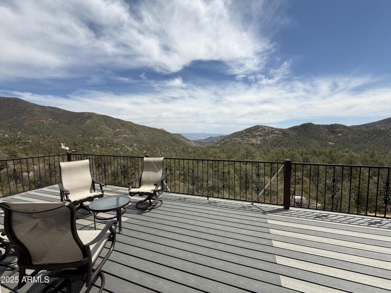 Incredible views from the deck