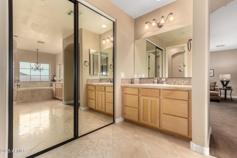 Primary Bath with entrance to retreat