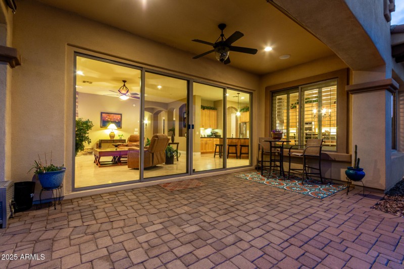 Large Paved Covered Patio