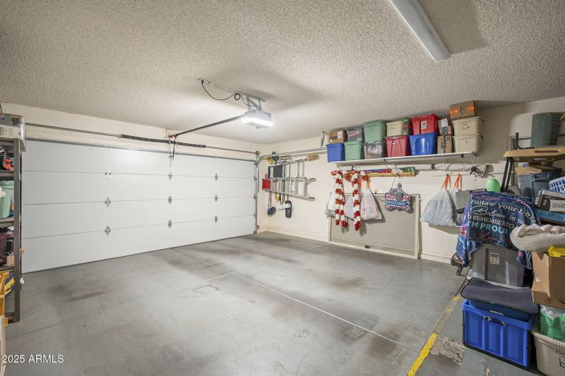 Garage-left side shelf