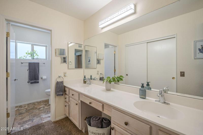 Master double vanity