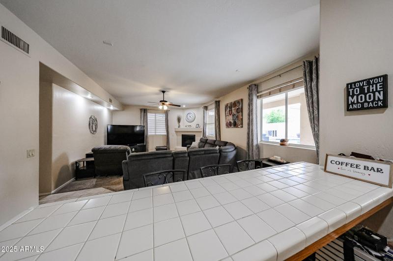 Family room light and bright