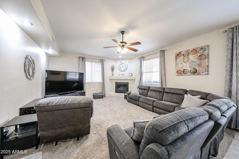 Fireplace in Family Room