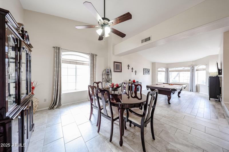 Formal living and dining rooms