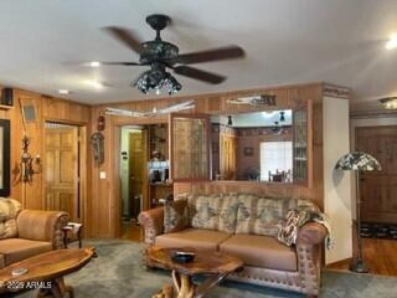 living room to kitchen open reach thru