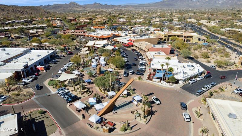 Aerial View of Downtown Carefree