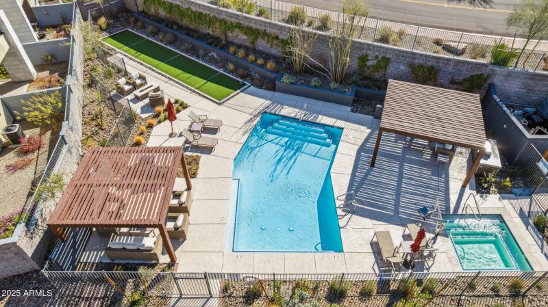 Aerial Community Pool/Ramadas/Bocce Ball