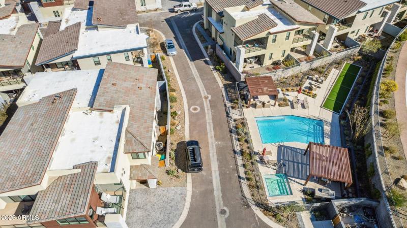 Aerial Community Pool/Ramadas/Bocce Ball