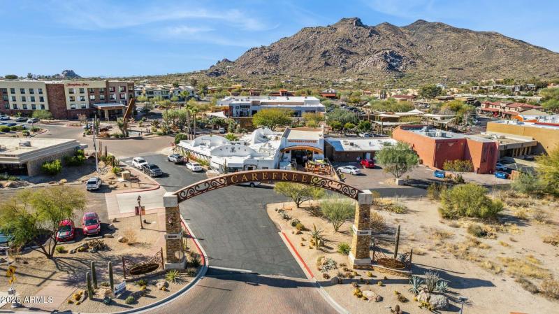 Aerial Downtown Carefree