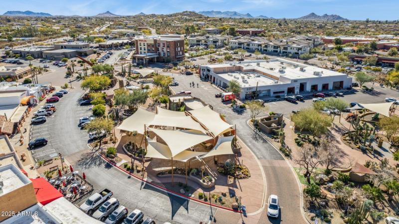 Aerial Downtown Carefree