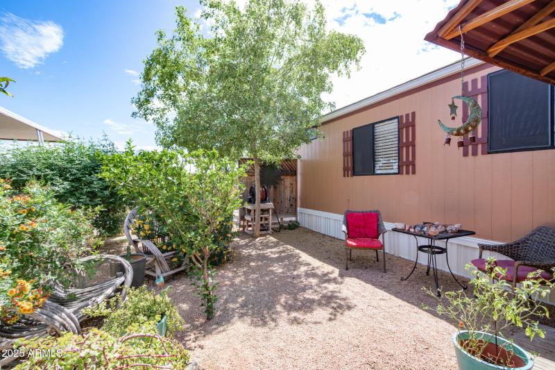 Side yard by Front Patio