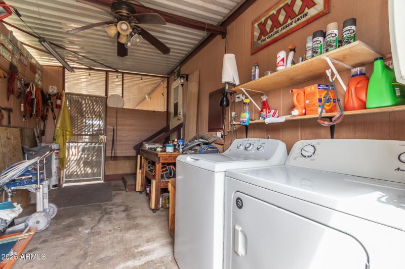 Storage Laundry Room By Carport