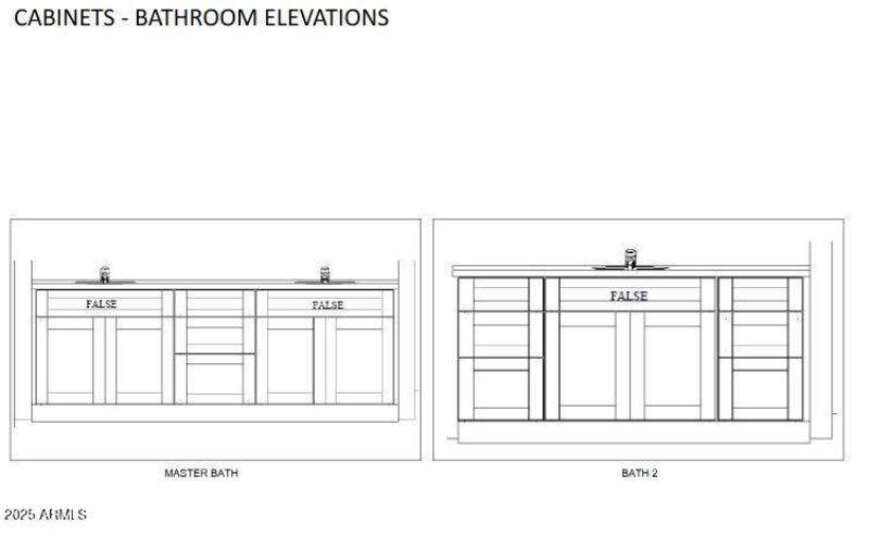 Cabinets - Bathroom Elevations