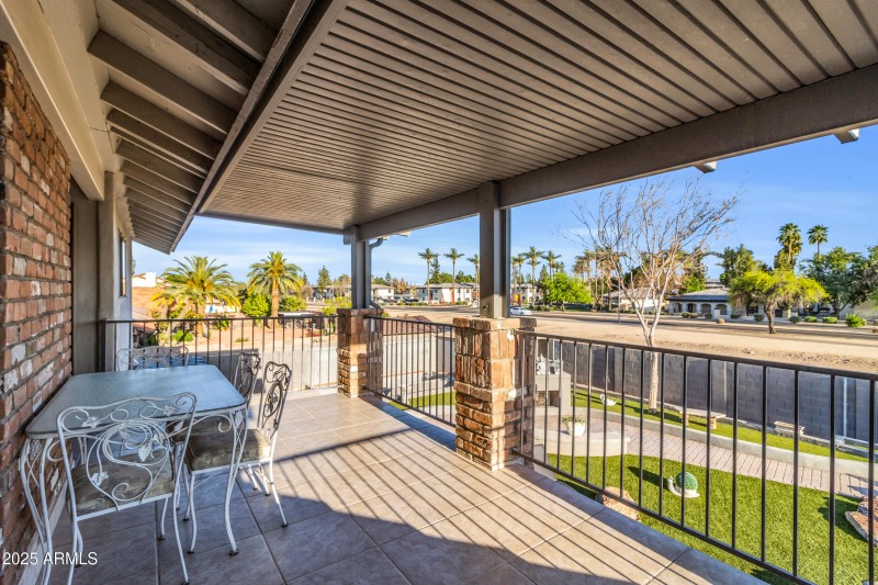 Upstairs Patio