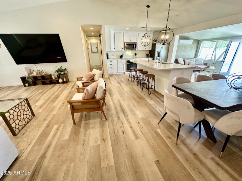 Kitchen, great room area