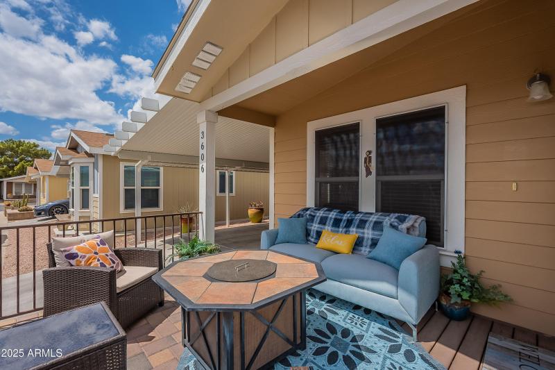 Firepit on Front Patio