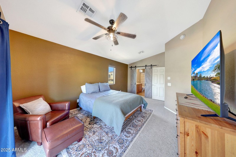 Master bedroom w/ private bath