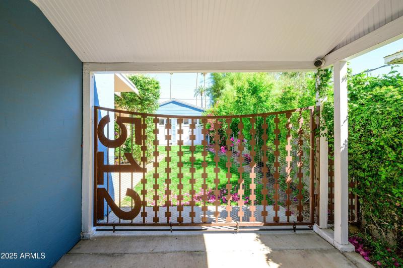Carport and Custom Gate