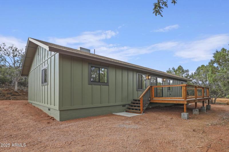 North and west side of home