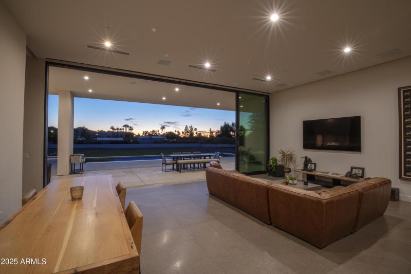 Living Room Sunset View