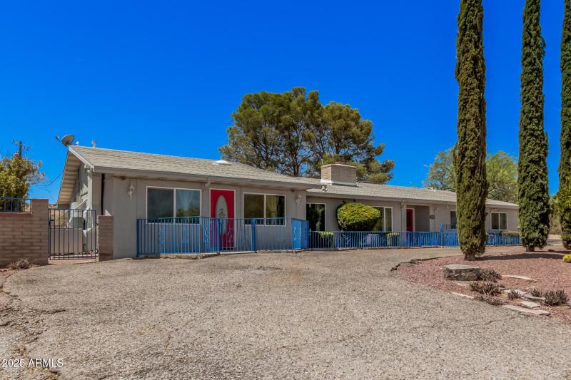 Private Front Patio with Character