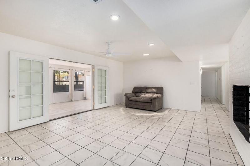 Bonus Room with French Doors