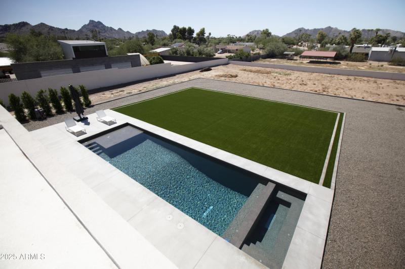 Backyard As Seen From Roof Deck