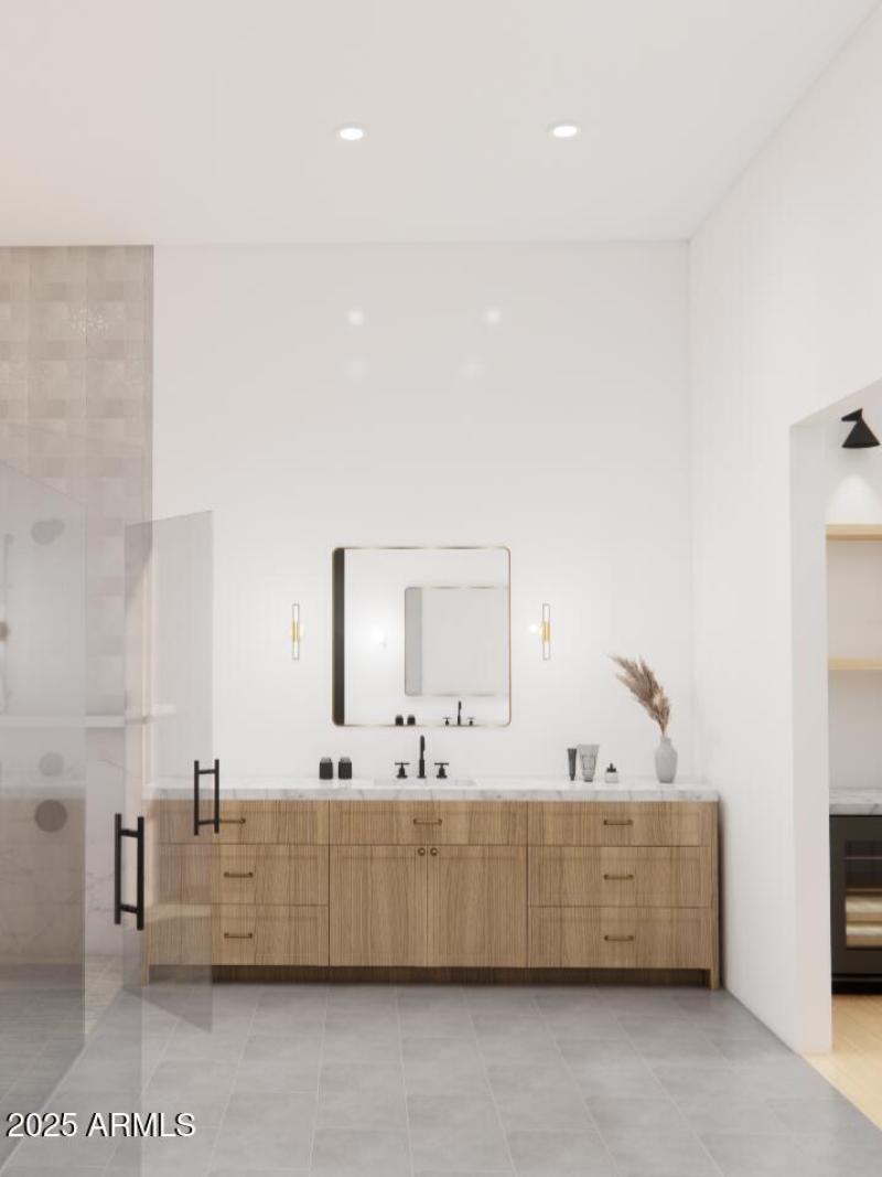 Bath 1- Primary bath hers