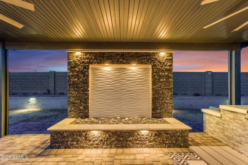 Custom Backyard Waterfall Feature
