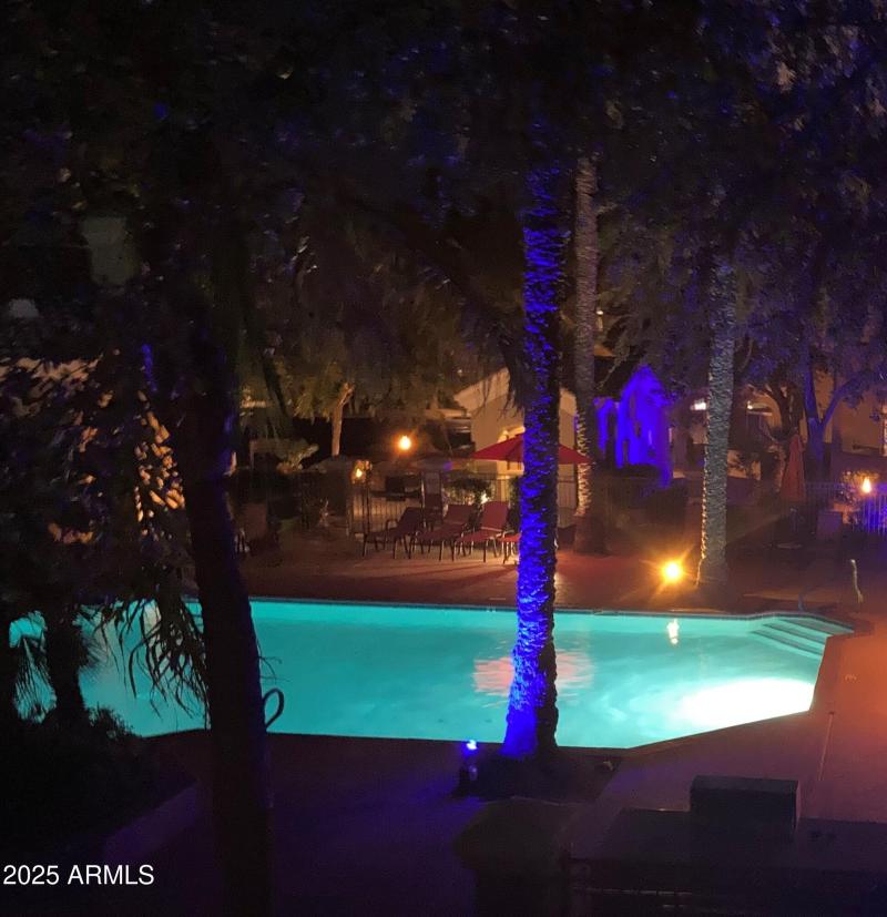 View at Night from Unit