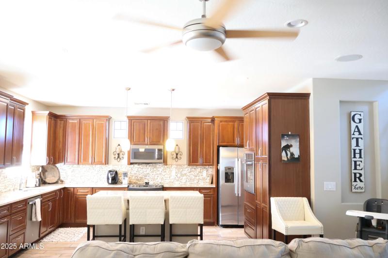 To Kitchen from Family Room