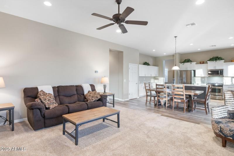 Family Room Open to Kitchen