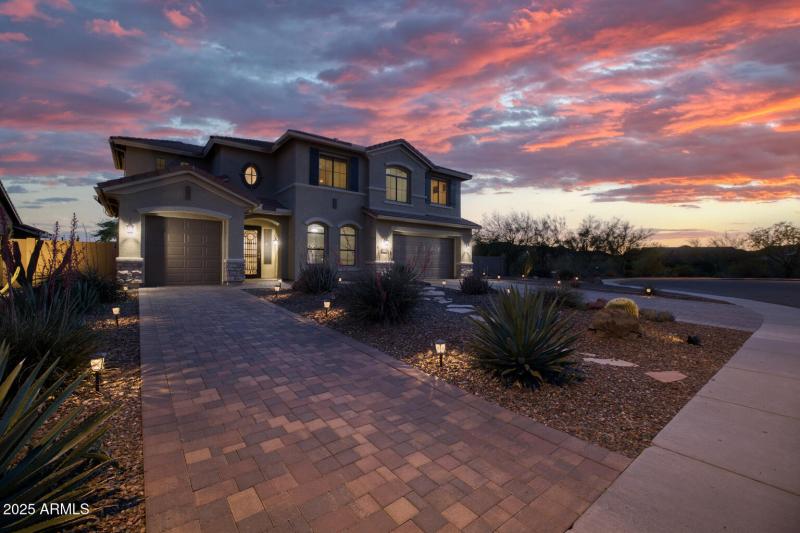 Front of Home Twilight