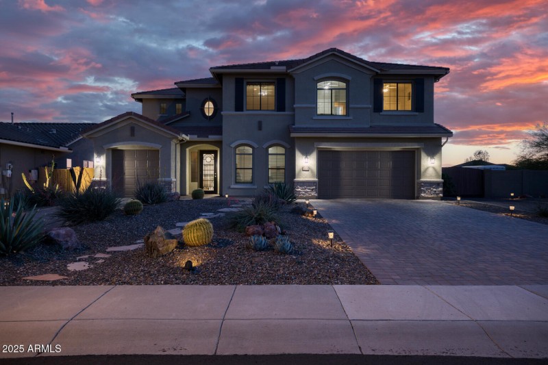 Front of Home Twilight