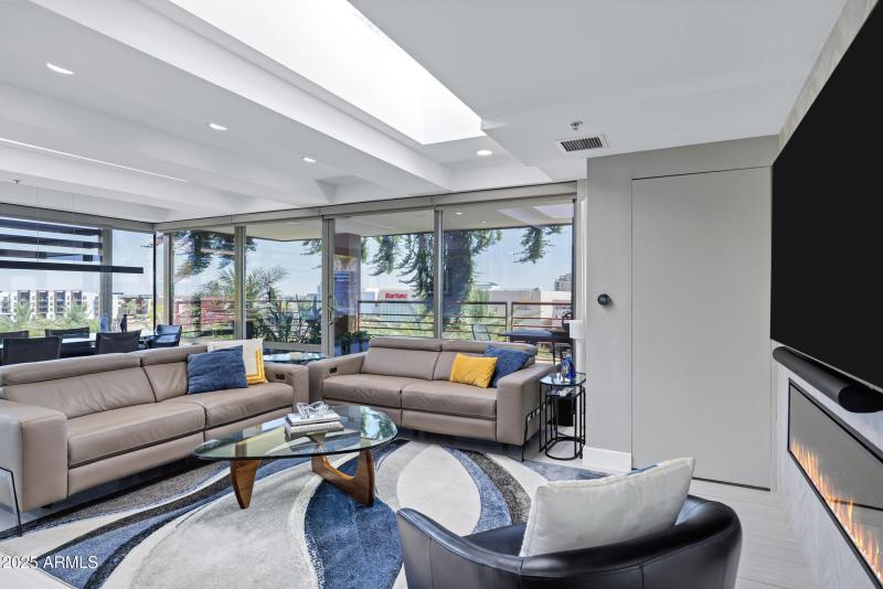 Living Room with Patio Entrance
