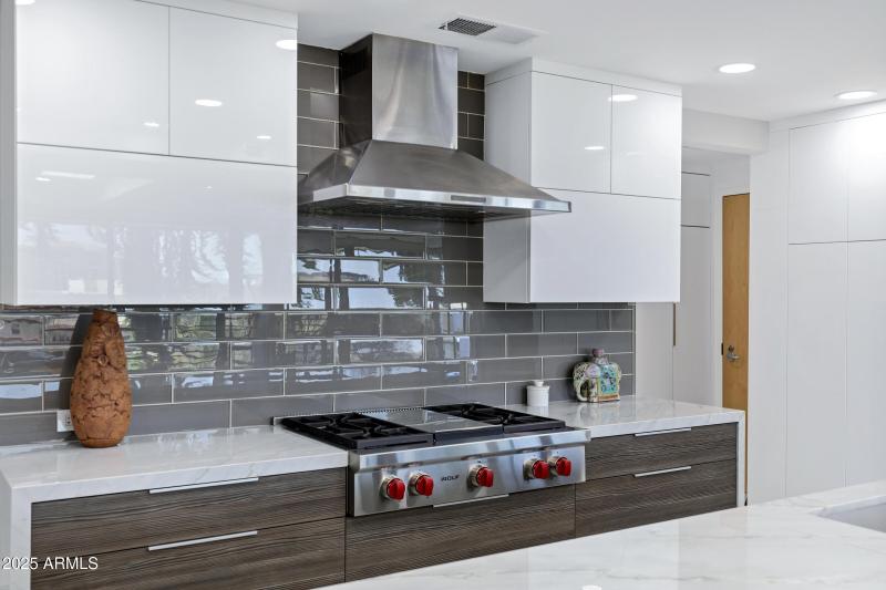 Remodeled Kitchen with Wolf Stove