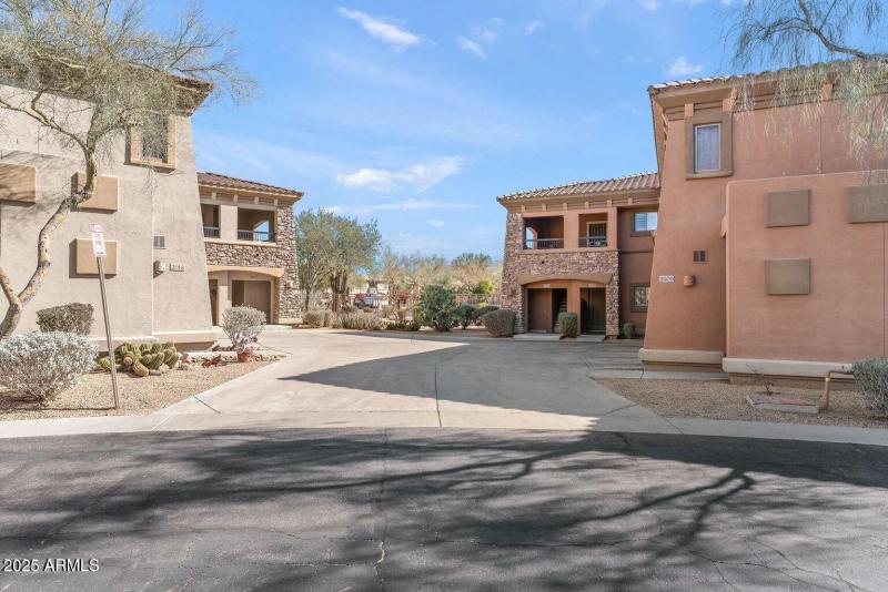 front entry to building