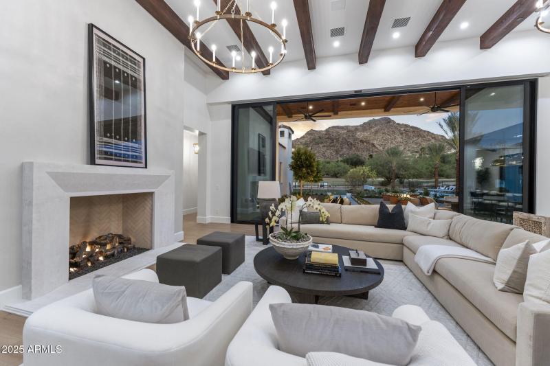 Great Room view evening